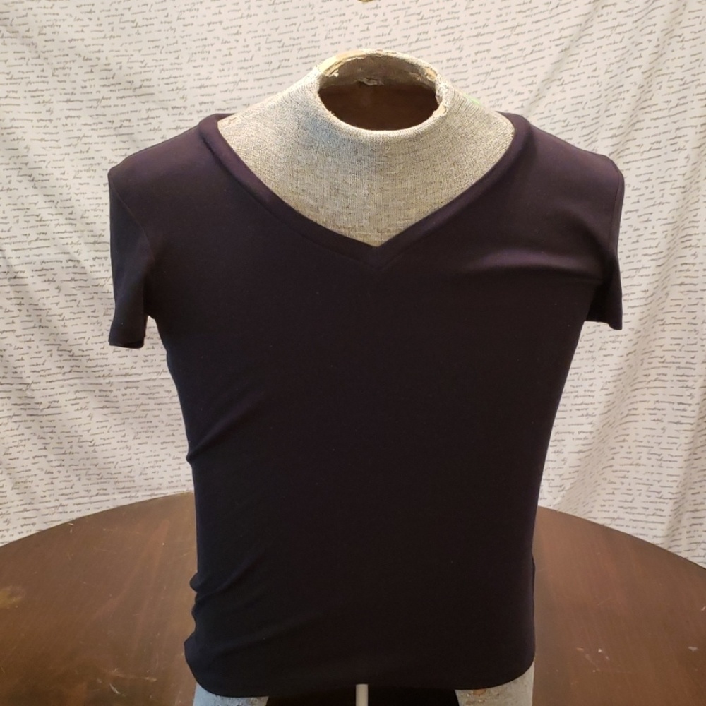 old navy black fitted t shirt